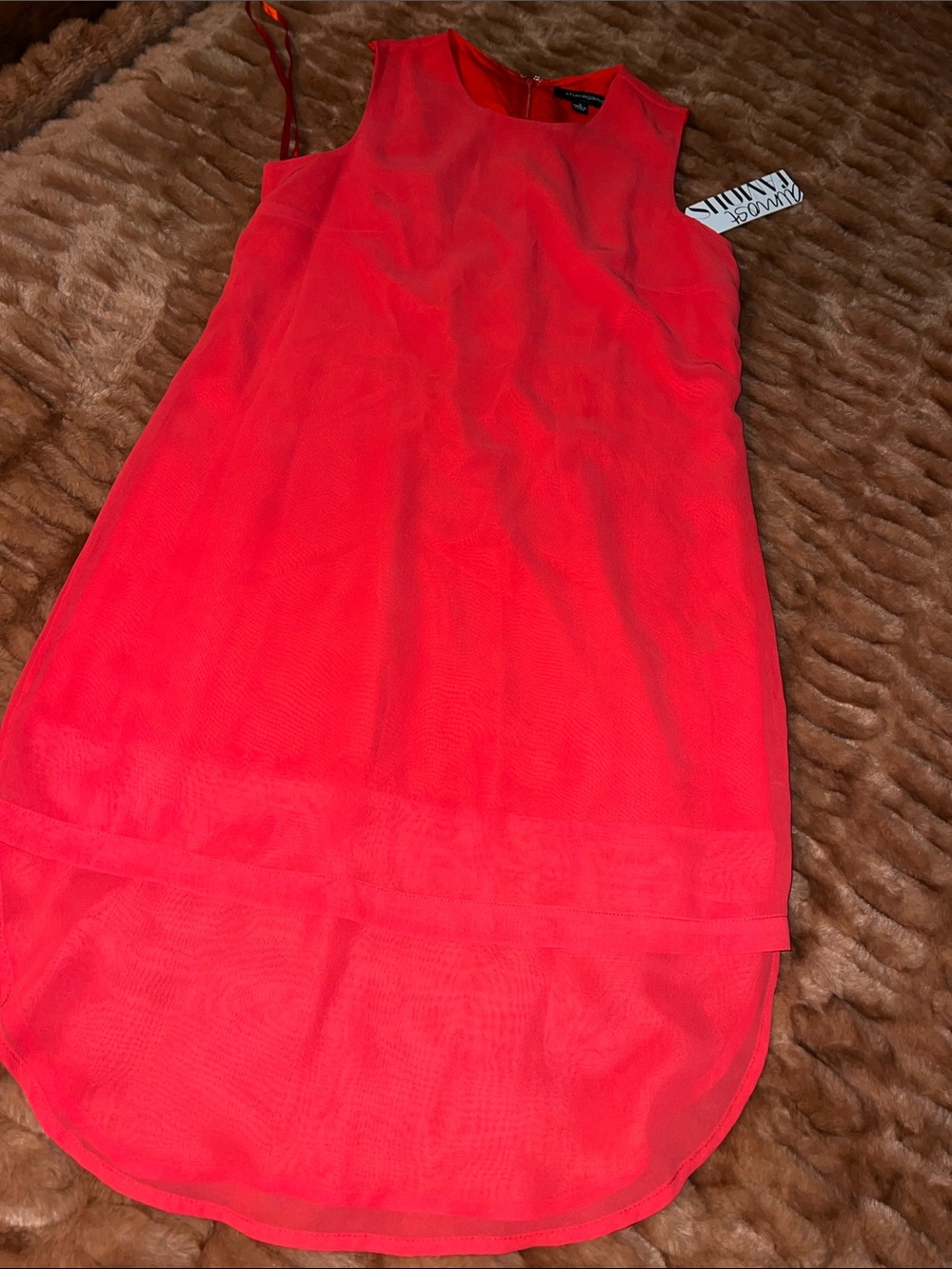 Sharagano Red Mini Dress